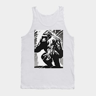 Gorilla Shadow Silhouette Anime Style Collection No. 169 Tank Top